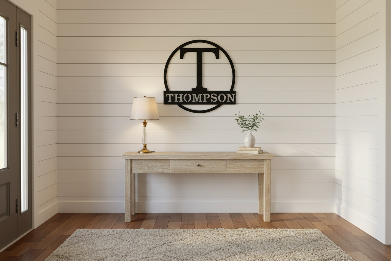 Thompson Monogram - Indoor Foyer Mockup