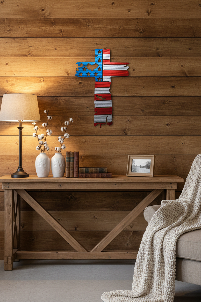 Farmhouse Living Room Mockup