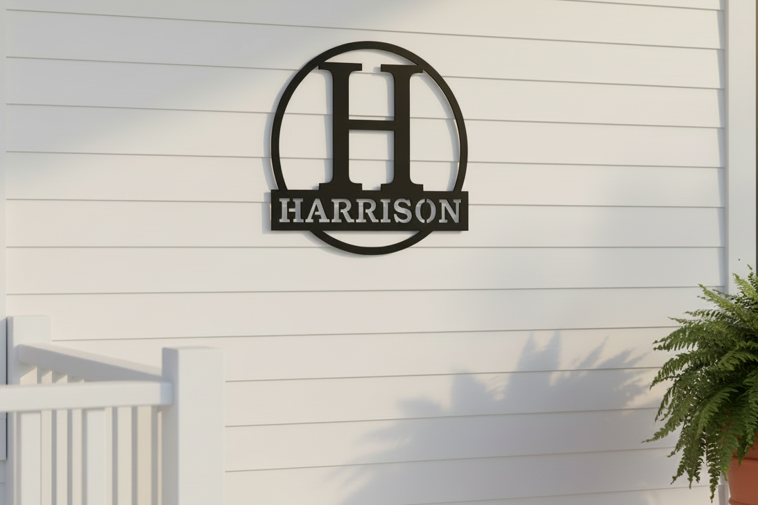 Harrison Monogram - Entryway Setting
