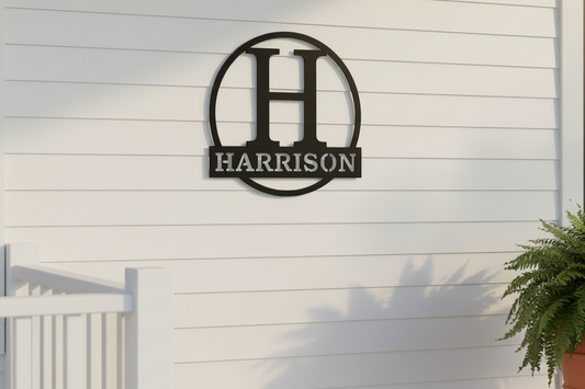 Harrison Monogram - Entryway Setting