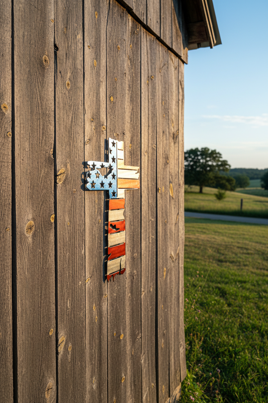 Outdoor Barn Wall Mockup