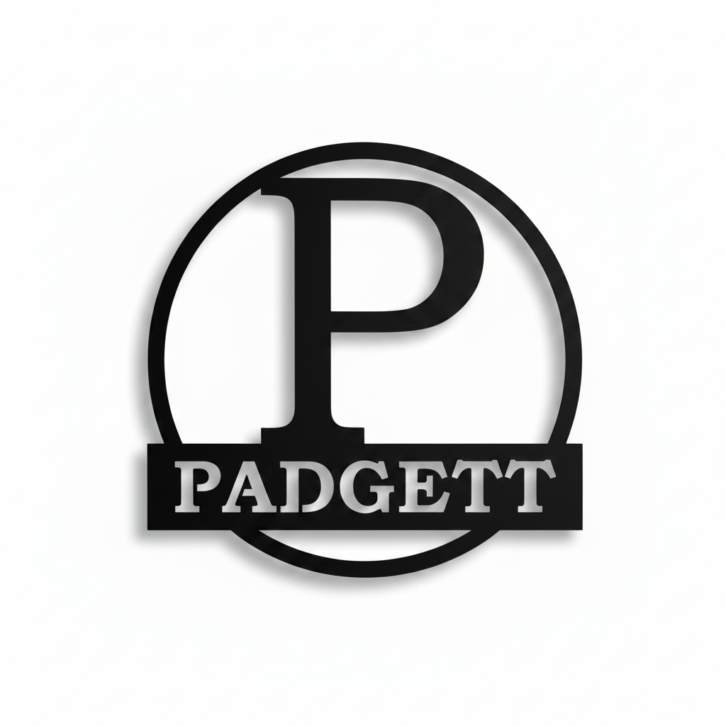 Steel Monogram - Padgett Black
